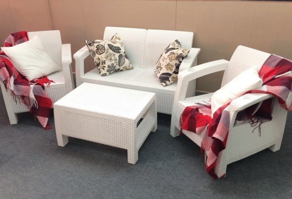 Комплект Yalta Terrace Set белый купить в Верхней Салде
