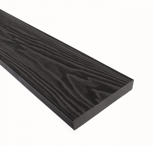 Террасная доска из ДПК Terrapol Смарт 3D Полнотелая без паза Черное дерево купить в Верхней Салде