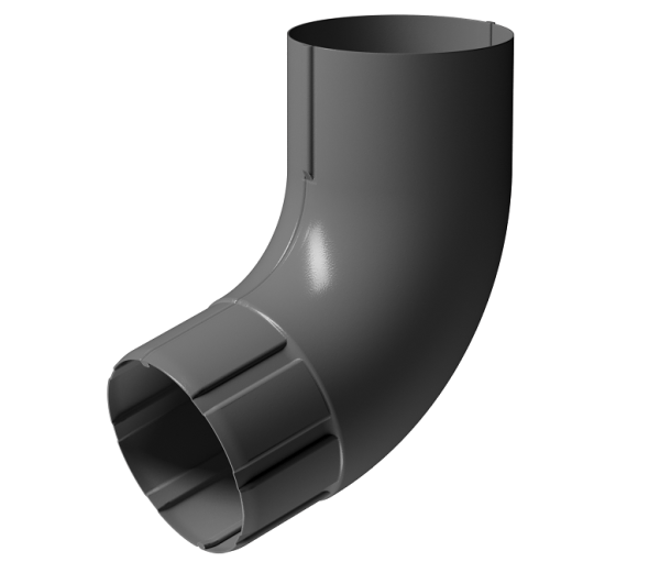 Колено 72° D90 Döcke STAL PREMIUM Графит, (RAL 7024) купить в Верхней Салде