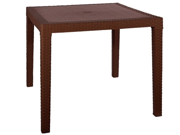 Стол квадратный FIJI Quatro Table Коричневый купить в Верхней Салде