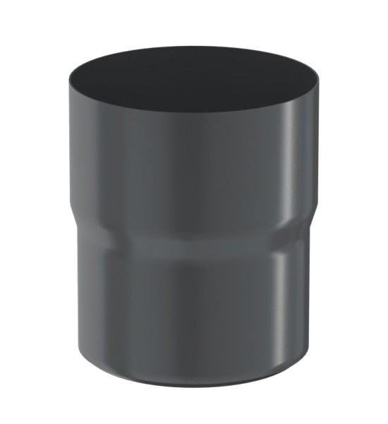 Водосток Aquasistem, система 125x90 - Соединитель трубы RAL 7024 Тёмно-серый купить в Верхней Салде