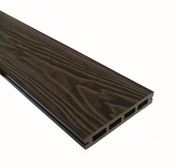 Террасная доска из ДПК Terrapol Смарт 3D Пустотелая с пазом Венге Соренто купить в Верхней Салде