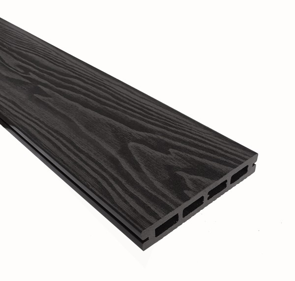 Террасная доска из ДПК Terrapol Смарт 3D Пустотелая с пазом Черное дерево купить в Верхней Салде