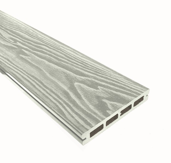 Террасная доска из ДПК Terrapol Смарт 3D Пустотелая с пазом Дуб беленый купить в Верхней Салде