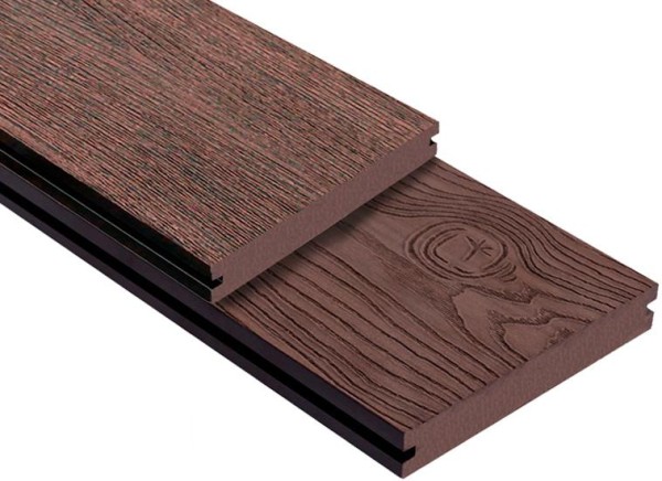 Террасная доска ДПК Outdoor 3D полнотелая STORM/OCEAN BROWN коричневая микс купить в Верхней Салде
