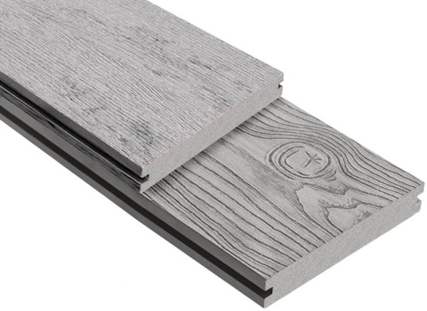 Террасная доска ДПК Outdoor 3D полнотелая STORM/OCEAN GREY серая микс купить в Верхней Салде