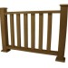 Ограждения из ДПК WOODVEX Кофе купить в Верхней Салде