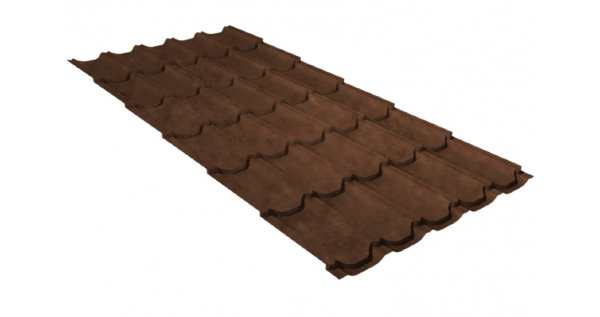 Металлочерепица квинта плюс 0,45 Safari Twincolor Brown купить в Верхней Салде