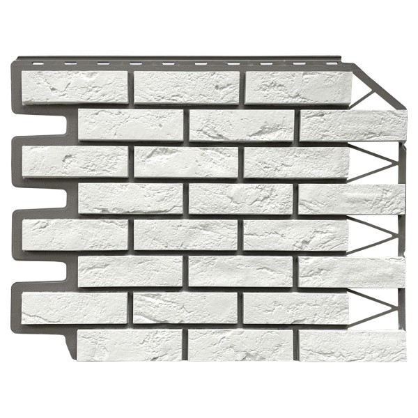 Фасадная панель FineBer, Кирпич Баварский, Белый купить в Верхней Салде