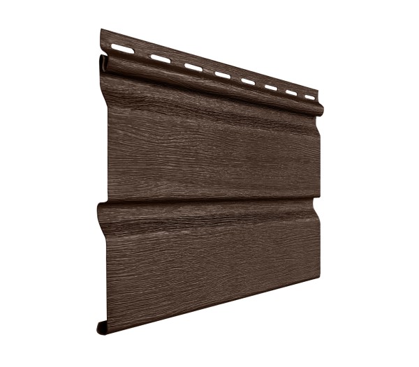 Виниловый сайдинг fineber - "стандарт", коричневый купить в Верхней Салде