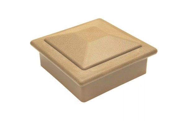 Крышка верхняя ПВХ для столба Deckart 125х125 Орех купить в Верхней Салде