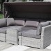 Диван-Трансформер AFINA плетеный из иск. ротанга AFM-320G Grey купить в Верхней Салде
