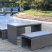 Диван-Трансформер AFINA плетеный из иск. ротанга S330G-W78 Grey купить в Верхней Салде
