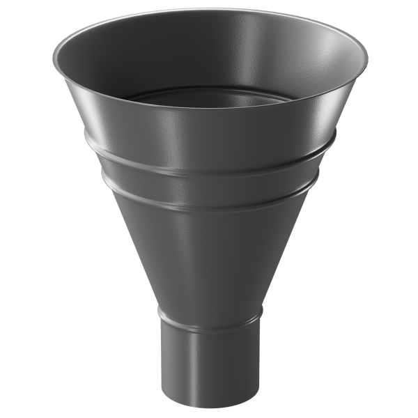 Воронка водосборная Döcke STAL PREMIUM, Графит купить в Верхней Салде