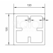 Столб SEQUOIA Evolution 3D WOOD GRAY купить в Верхней Салде