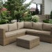 Комплект мебели AFINA плетеной из иск. ротанга YR825B Beige купить в Верхней Салде