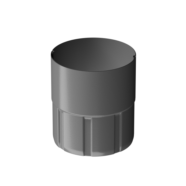 Муфта соединительная для водостока Döcke STAL PREMIUM, Графит купить в Верхней Салде
