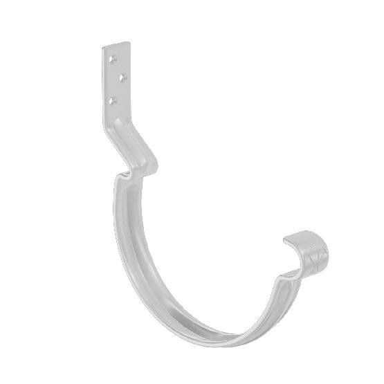 Водосток Aquasistem, система 125x90 - Крюк крепления желоба короткий RR 20 Мраморно-белый купить в Верхней Салде