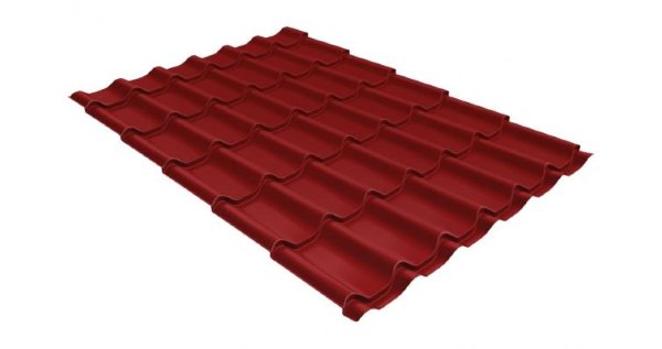 Металлочерепица классик 0,5 Satin RAL 3011 коричнево-красный купить в Верхней Салде