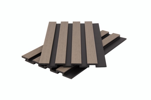 Стеновая панель брусковая двухцветная co-extrusion, snow mix купить в Верхней Салде