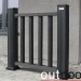 Ограждение из ДПК Outdoor Классик 3D STORM чёрный купить в Верхней Салде