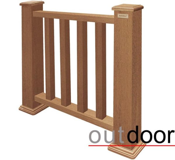Ограждение из ДПК Outdoor Классик 3D STORM дуб купить в Верхней Салде