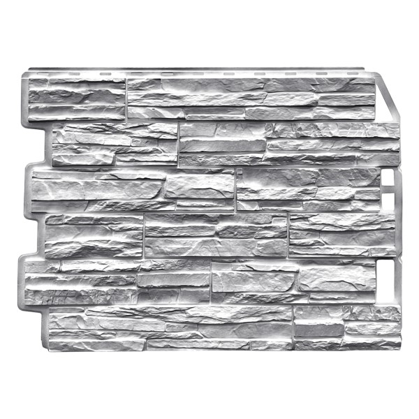 Фасадная панель FineBer, Скол - Светло-серый купить в Верхней Салде