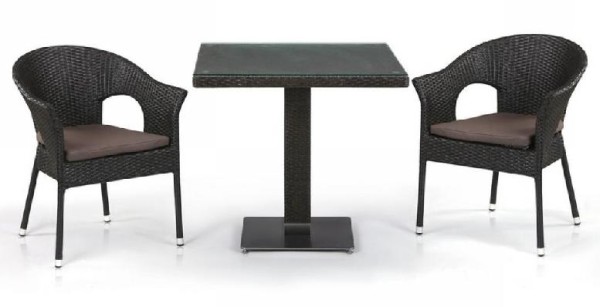 Комплект плетеной мебели AFINA из иск. ротанга T605SWT/Y79A-W53 Brown 2Pcs купить в Верхней Салде