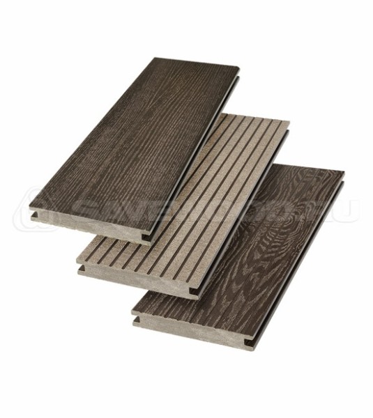 Террасная доска SW Fraxinus (R) полнотелая «SaveWood» Темно-коричневый купить в Верхней Салде