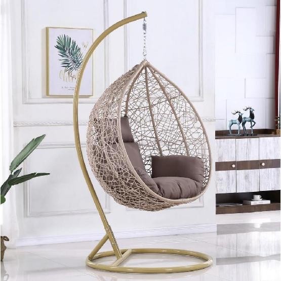 Кресло Подвесное из искусственного ротанга AFM-169A-LB Beige купить в Верхней Салде