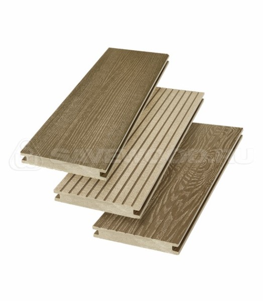 Террасная доска SW Fraxinus (R) полнотелая «SaveWood» Тик купить в Верхней Салде