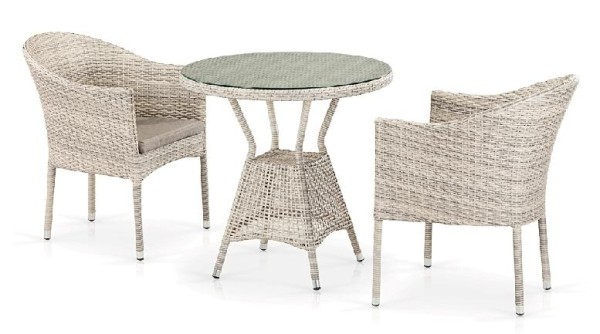 Комплект плетеной мебели AFINA из иск. ротанга T705ANT/Y350-W85 Latte 2Pcs купить в Верхней Салде