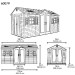 Сарай пластиковый LifeTime 15x8 DD купить в Верхней Салде