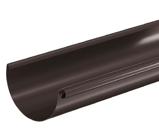 Водосток Aquasistem, система 150/100 - Водосточный желоб 3.00м RR 32 Тёмно Коричневый купить в Верхней Салде