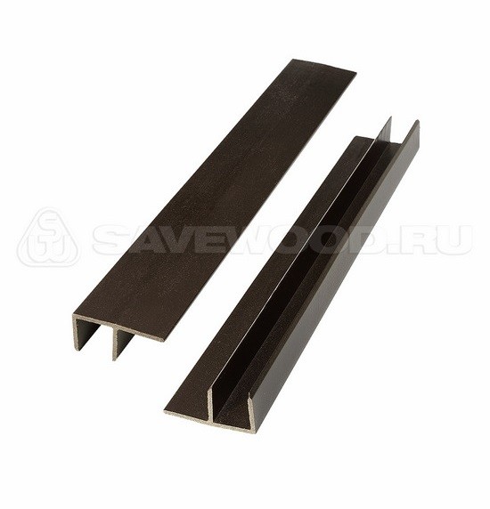 F-профиль ДПК Savewood – Тёмно-коричневый купить в Верхней Салде