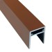 П-профиль Алюминиевый EasyDecking 35x25 Коричневый купить в Верхней Салде