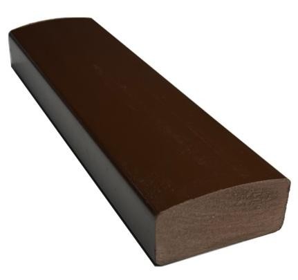 Лавочный брус Ecodecking Некст полнотелый глянцевый 70х35 шоколад купить в Верхней Салде