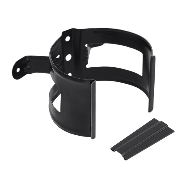 Водосток Grand Line 125x90 – Хомут трубы (на дерево) RAL 9005 купить в Верхней Салде