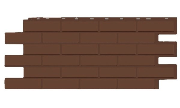 Фасадная панель T-Siding Кирпич Модерн Эко Браун купить в Верхней Салде