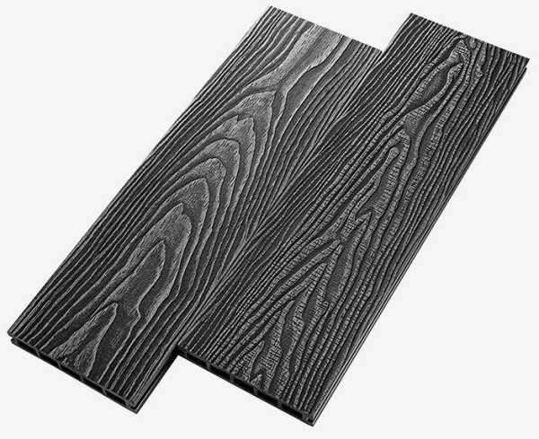 Террасная доска из ДПК RusDecking Unodeck Vintage - Графит купить в Верхней Салде