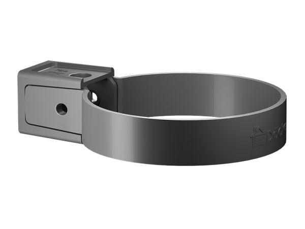 Хомут универсальный для водосточной трубы Docke Premium Графит купить в Верхней Салде