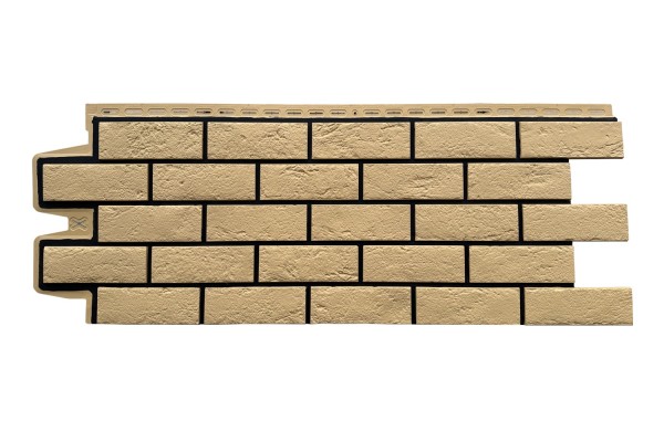 ФП Grand Line состаренный кирпич премиум Песочный (шов RAL 9005) купить в Верхней Салде