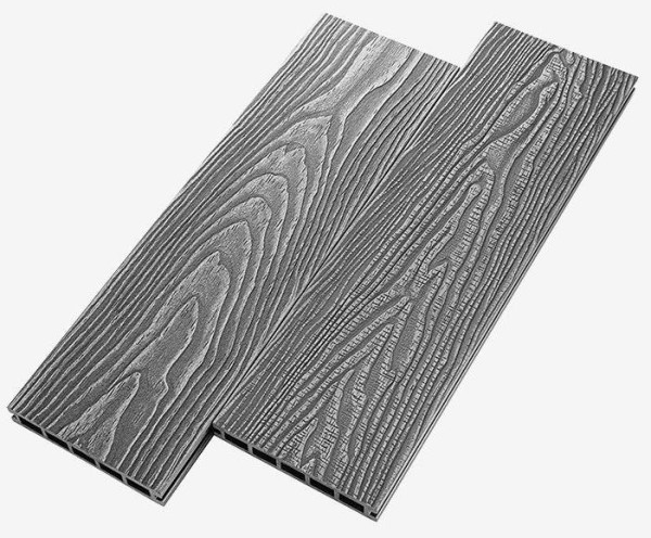 Террасная доска из ДПК RusDecking Unodeck Vintage - Серый купить в Верхней Салде